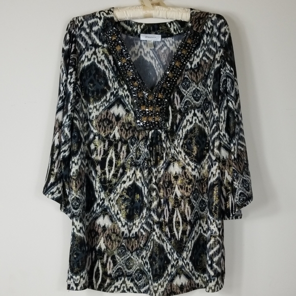 dressbarn Tops - NWOT Women's Dressbarn 14/16 beaded blouse